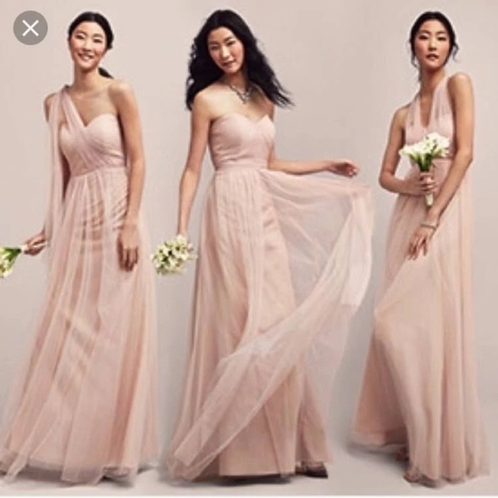 Jenny Yoo‎ Annabelle Convertible Dress in Coral - Picture 6 of 7